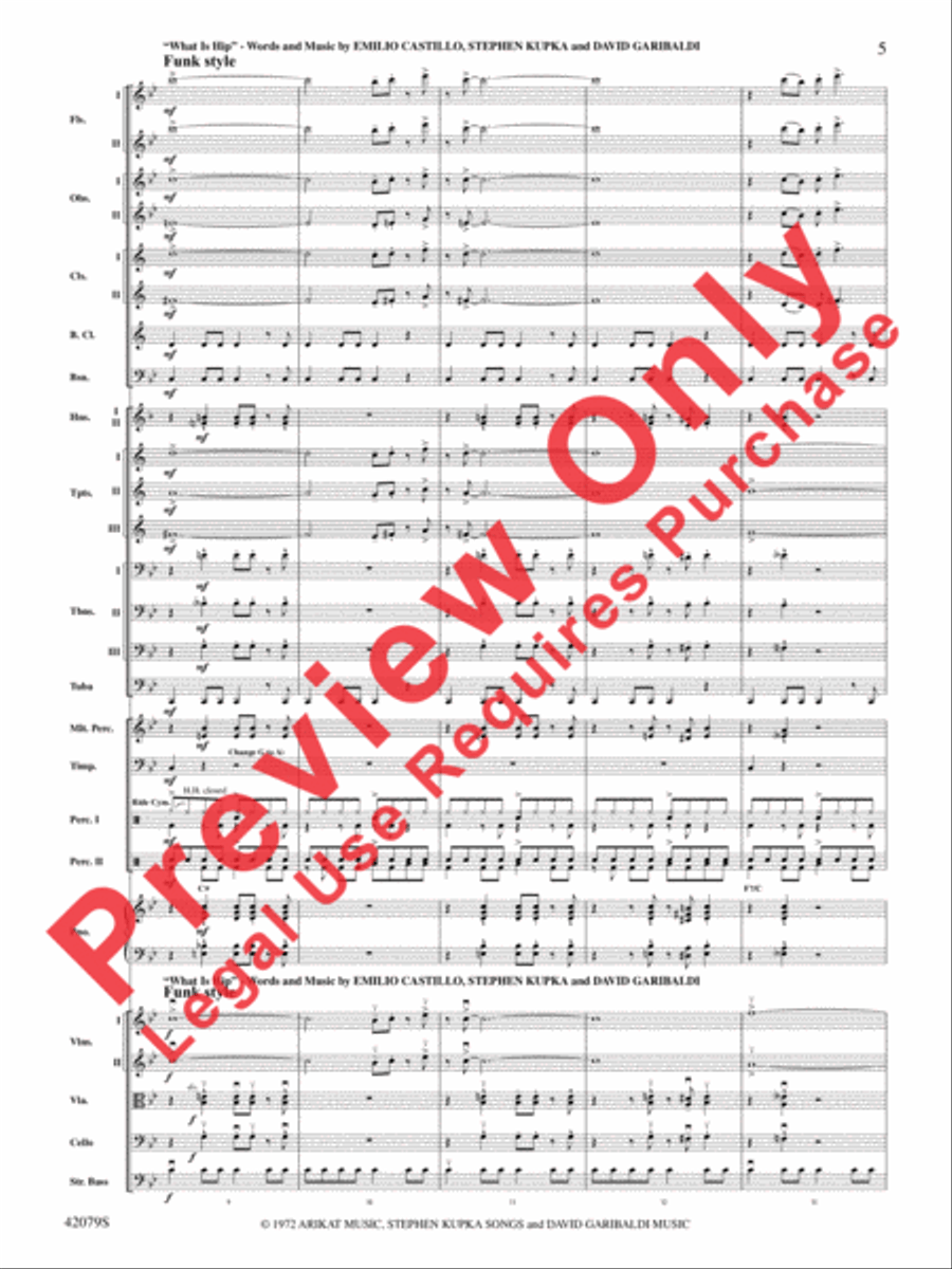 Tower of Power Greatest Hits Full Orchestra scores gallery preview page 6