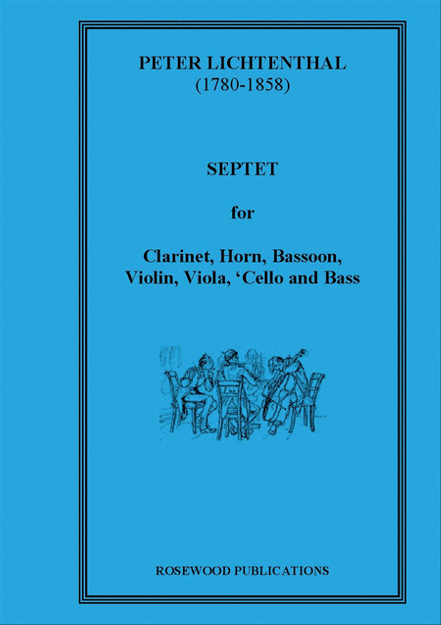 Septet Clarinet scores gallery preview page 1