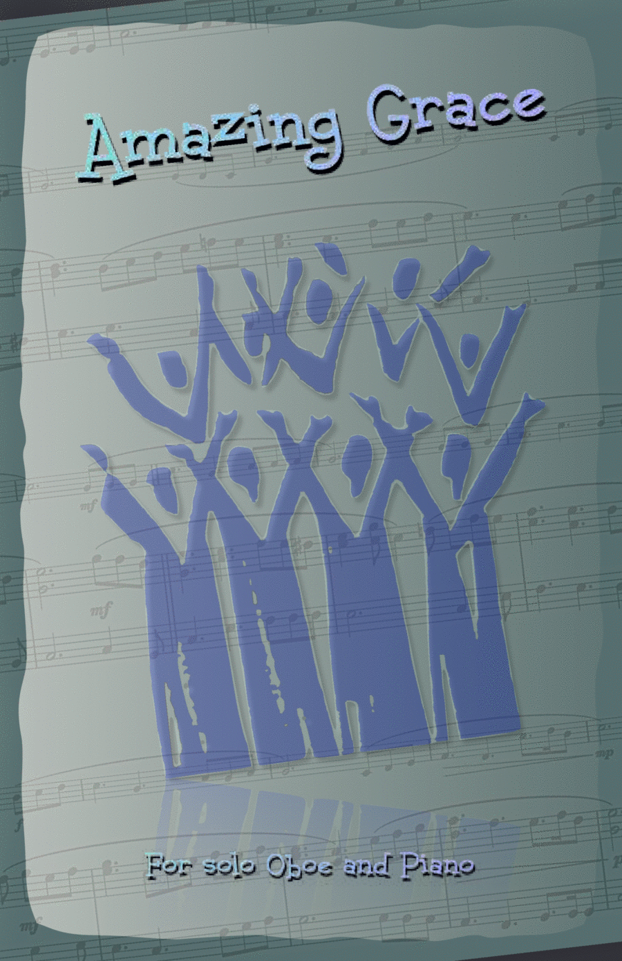 Amazing Grace, Gospel Hymn for Oboe and Piano Piano scores gallery preview page 1