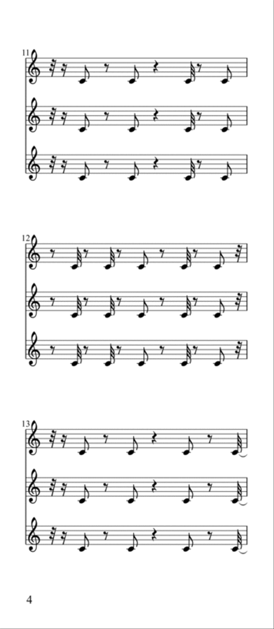Morse Charang : 002105 Small Ensemble scores gallery preview page 5