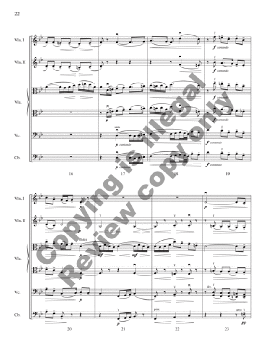 Charterhouse Suite String Orchestra scores gallery preview page 12