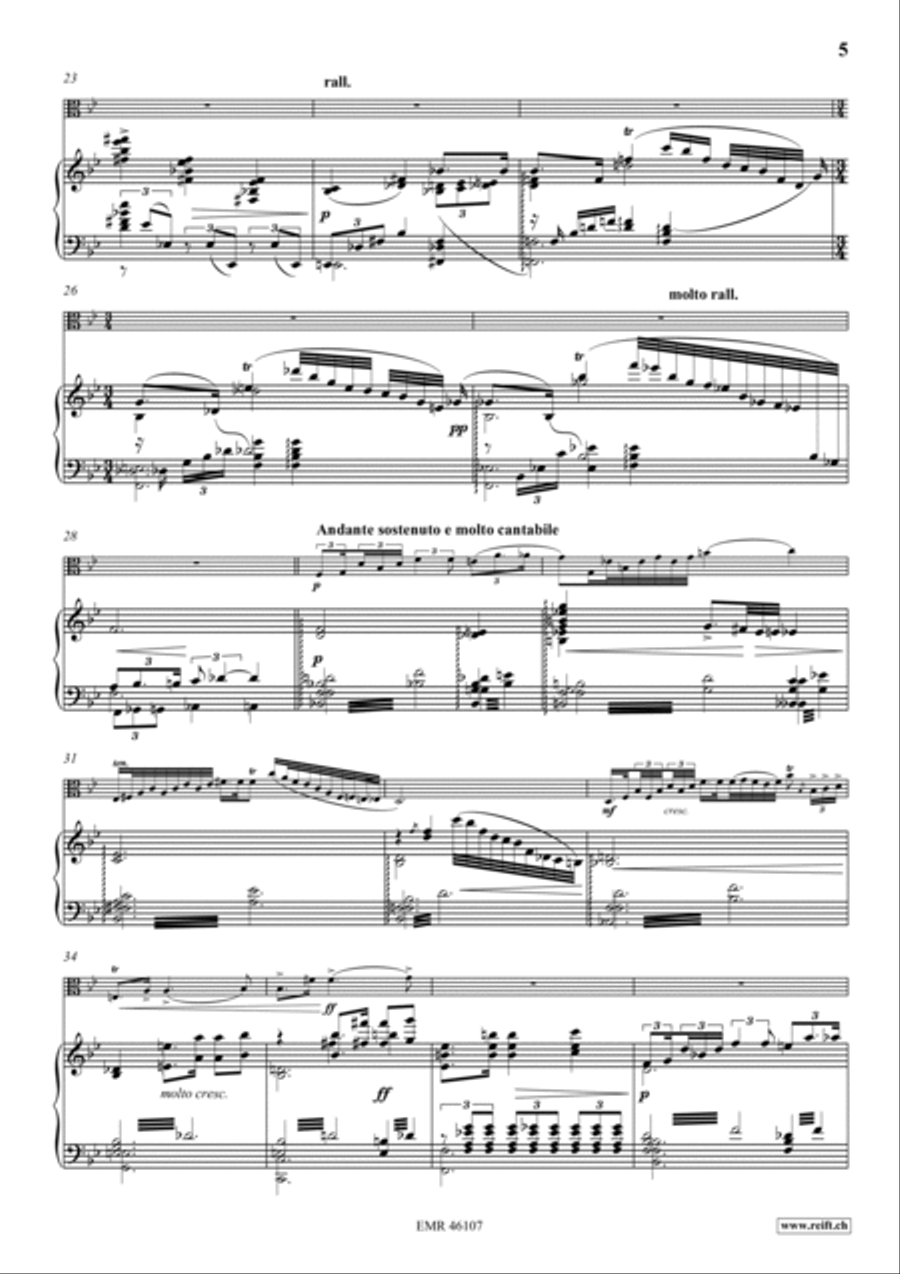 Poeme No. 1 Piano Accompaniment scores gallery preview page 6