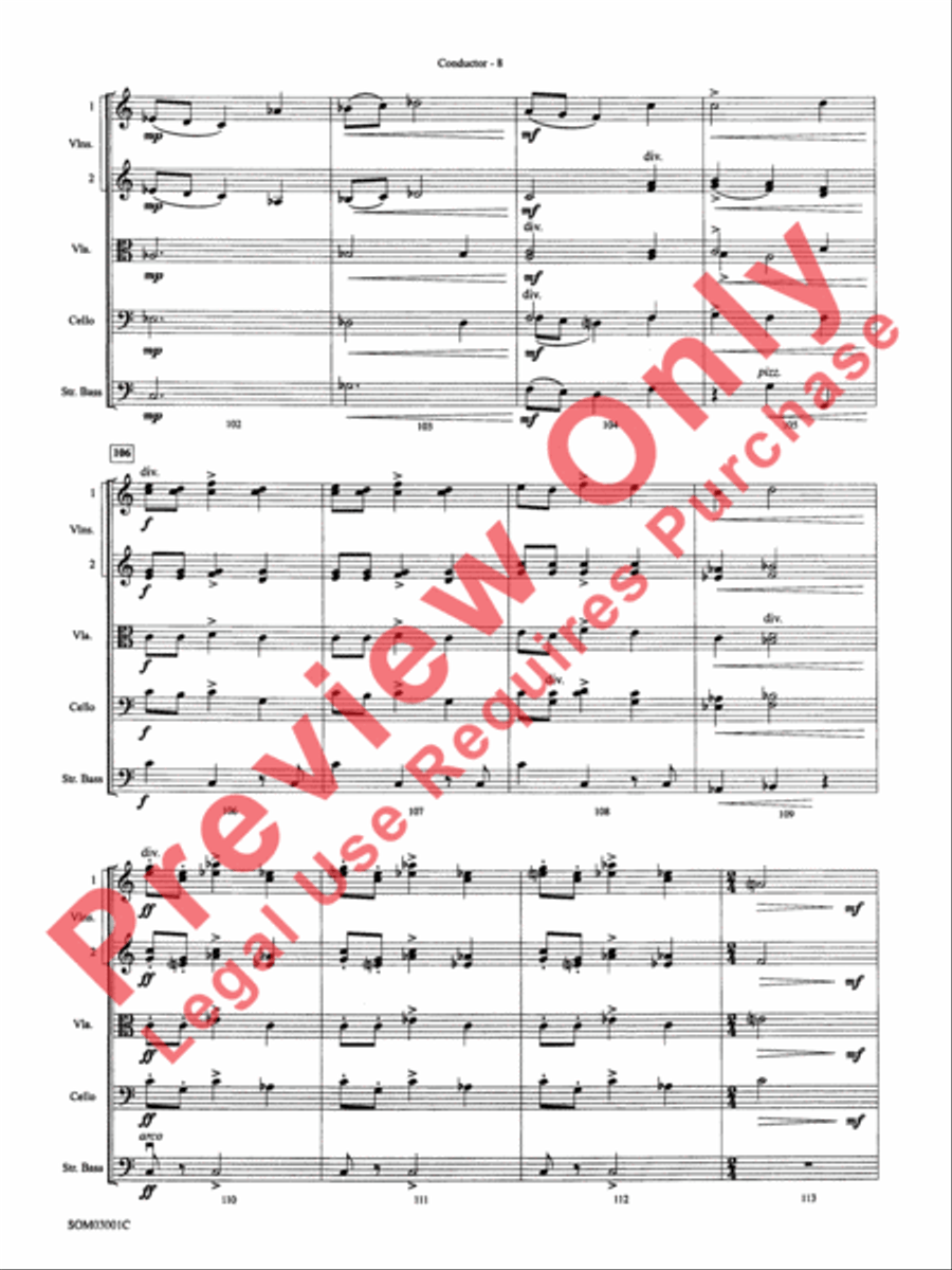 Harry's Wondrous World (from Harry Potter and the Chamber of Secrets) String Orchestra scores gallery preview page 11