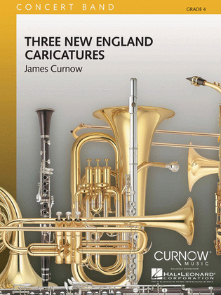 Book cover for Three New England Caricatures