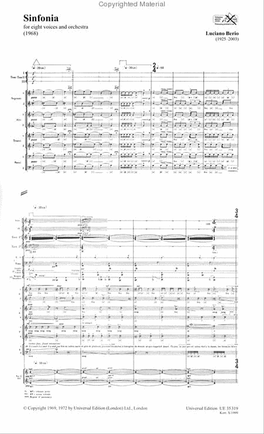 Sinfonia Orchestra scores gallery preview page 2