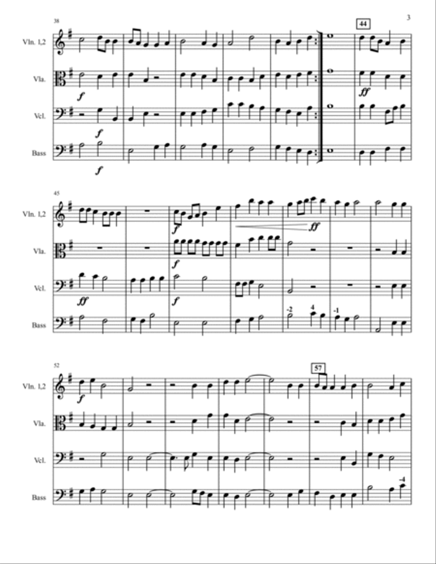 The Seafarer's Journey String Orchestra scores gallery preview page 3