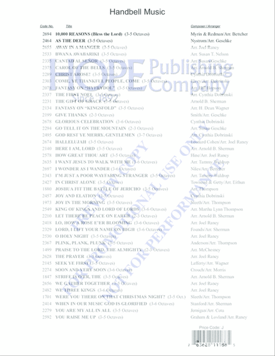 Easter Song 5-Octaves scores gallery preview page 8
