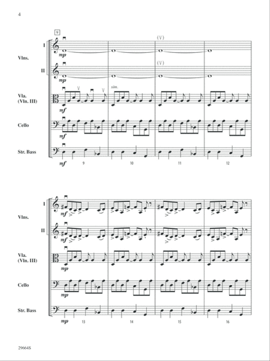 Moments: Score String Orchestra scores gallery preview page 4
