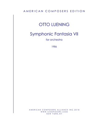 [Luening] Symphonic Fantasia No. 7