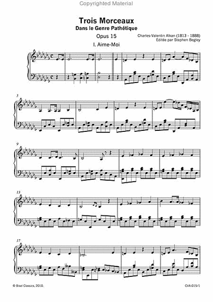 Trois morceaux, Op. 15