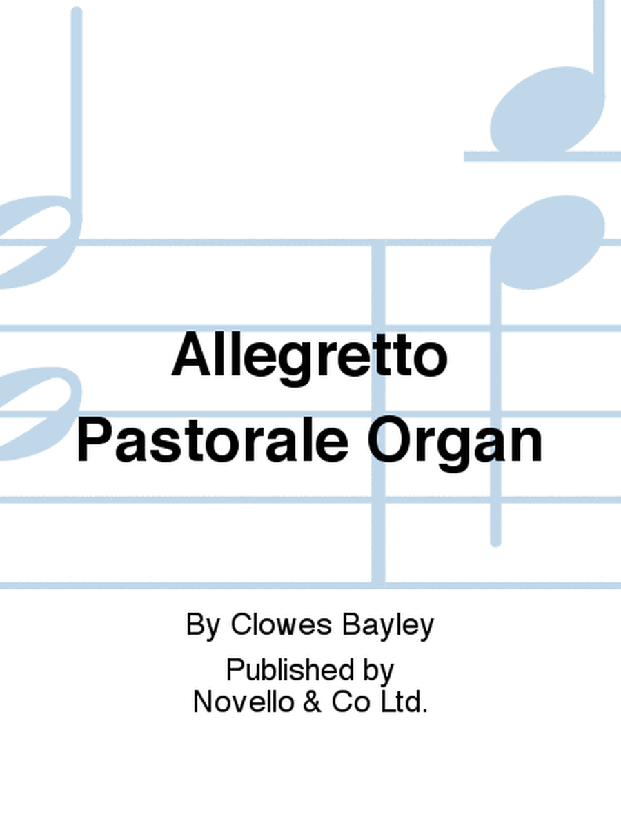 Allegretto Pastorale Organ
