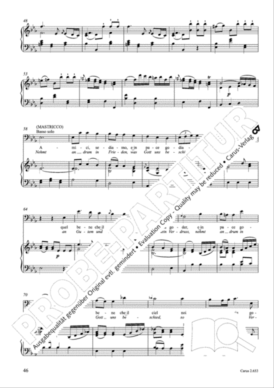 Choral collection Great Opera Choruses - Mozart * Haydn (choir & piano) Choir scores gallery preview page 57