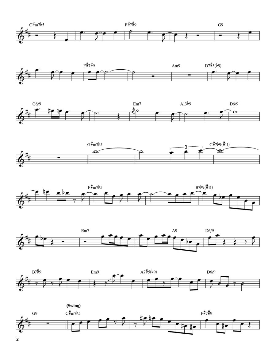 By Myself By Myself Clarinet scores gallery preview page 2