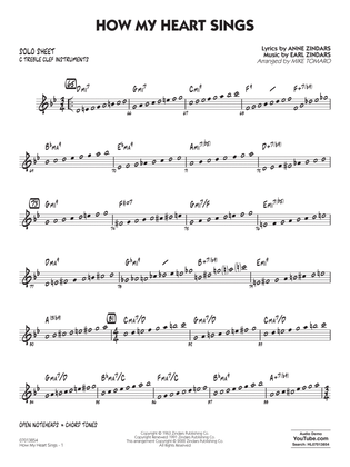 How My Heart Sings (arr. Mike Tomaro) - C Solo Sheet