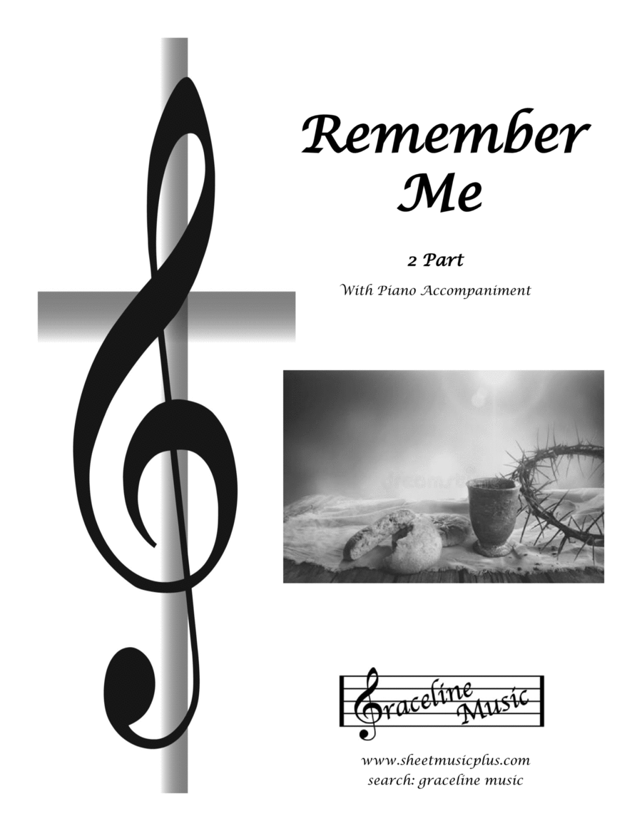 Jesus Remember Me 2 Part 3-Part scores gallery preview page 1