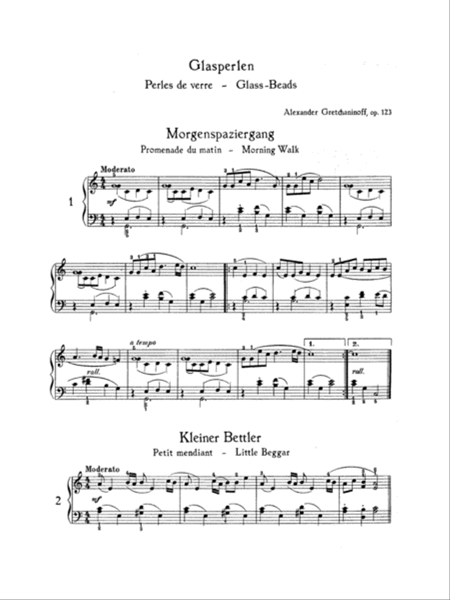 Glass Beads, Op. 123