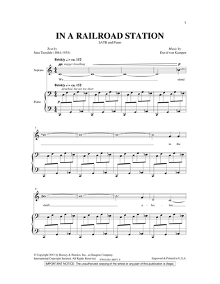 Book cover for In A Railroad Station
