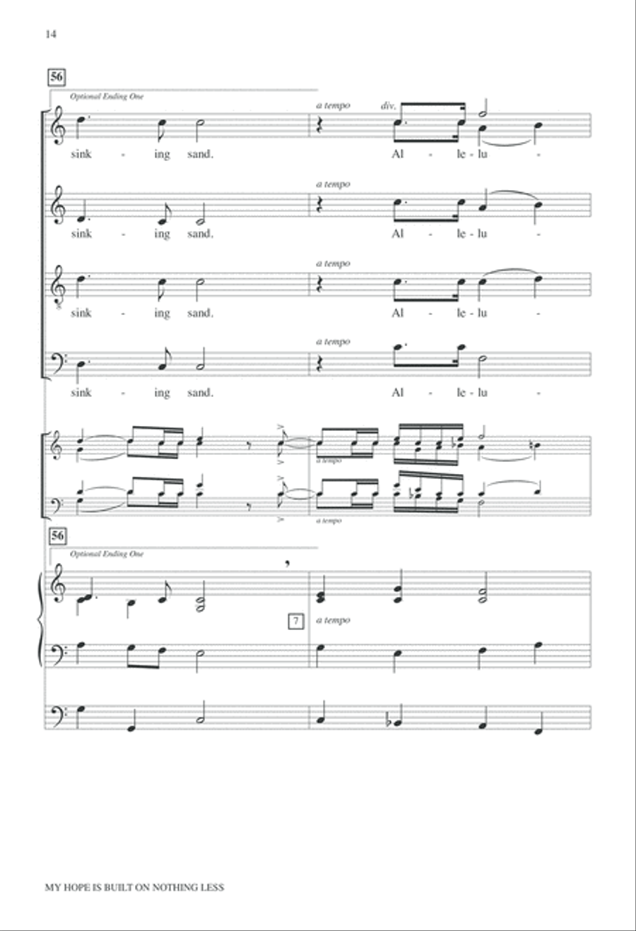 My Hope is Built on Nothing Less 4-Part scores gallery preview page 15