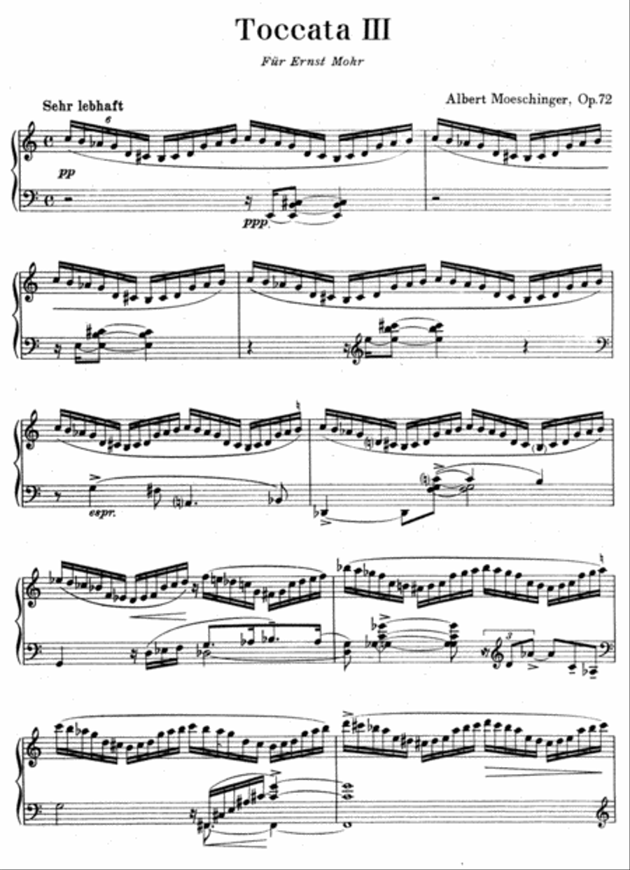 Toccata, No. 3, Op. 72 Toccata, No. 3, Op. 72 Piano Solo scores gallery preview page 2