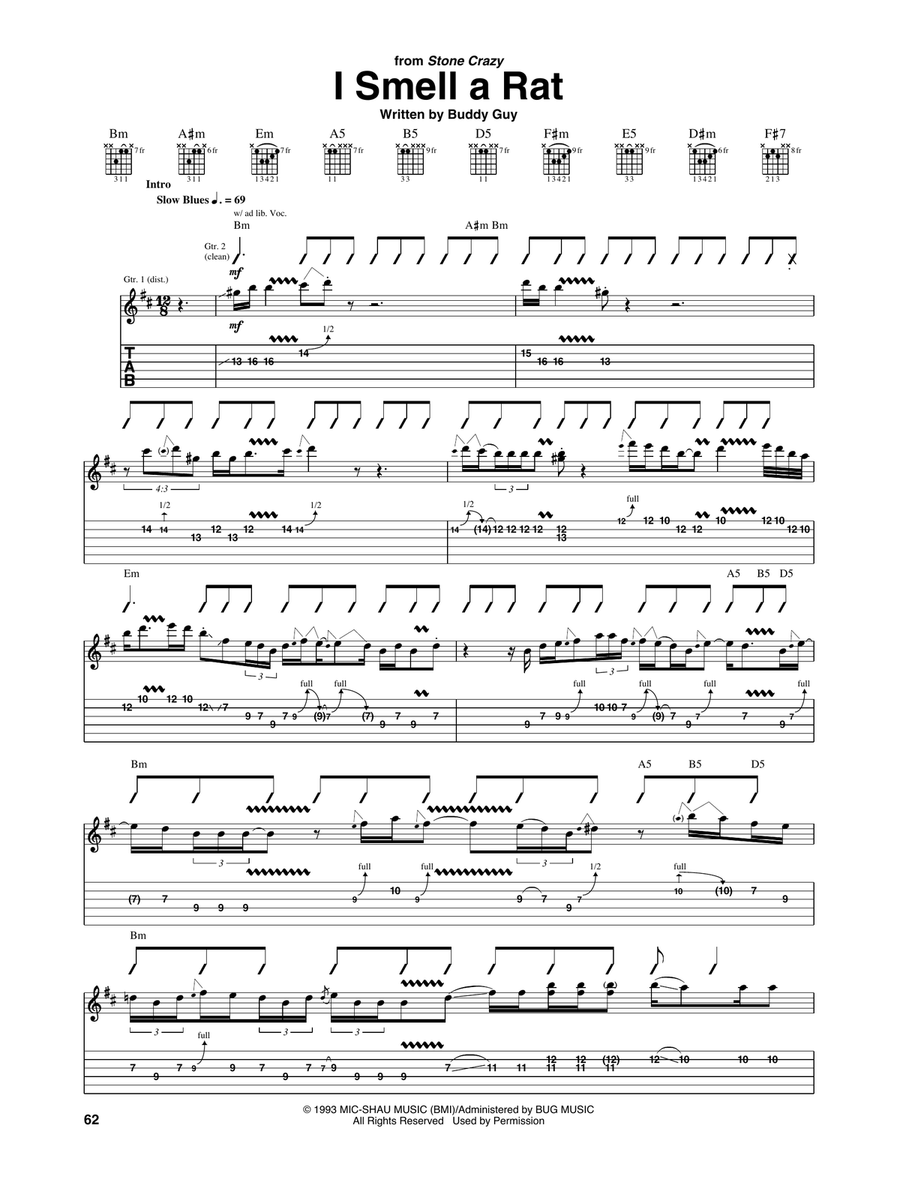 I Smell A Rat I Smell A Rat Acoustic Guitar scores gallery preview page 1