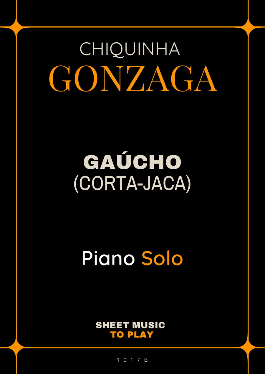 Gaúcho (Corta-Jaca) - Piano Solo - W/Chords image number null