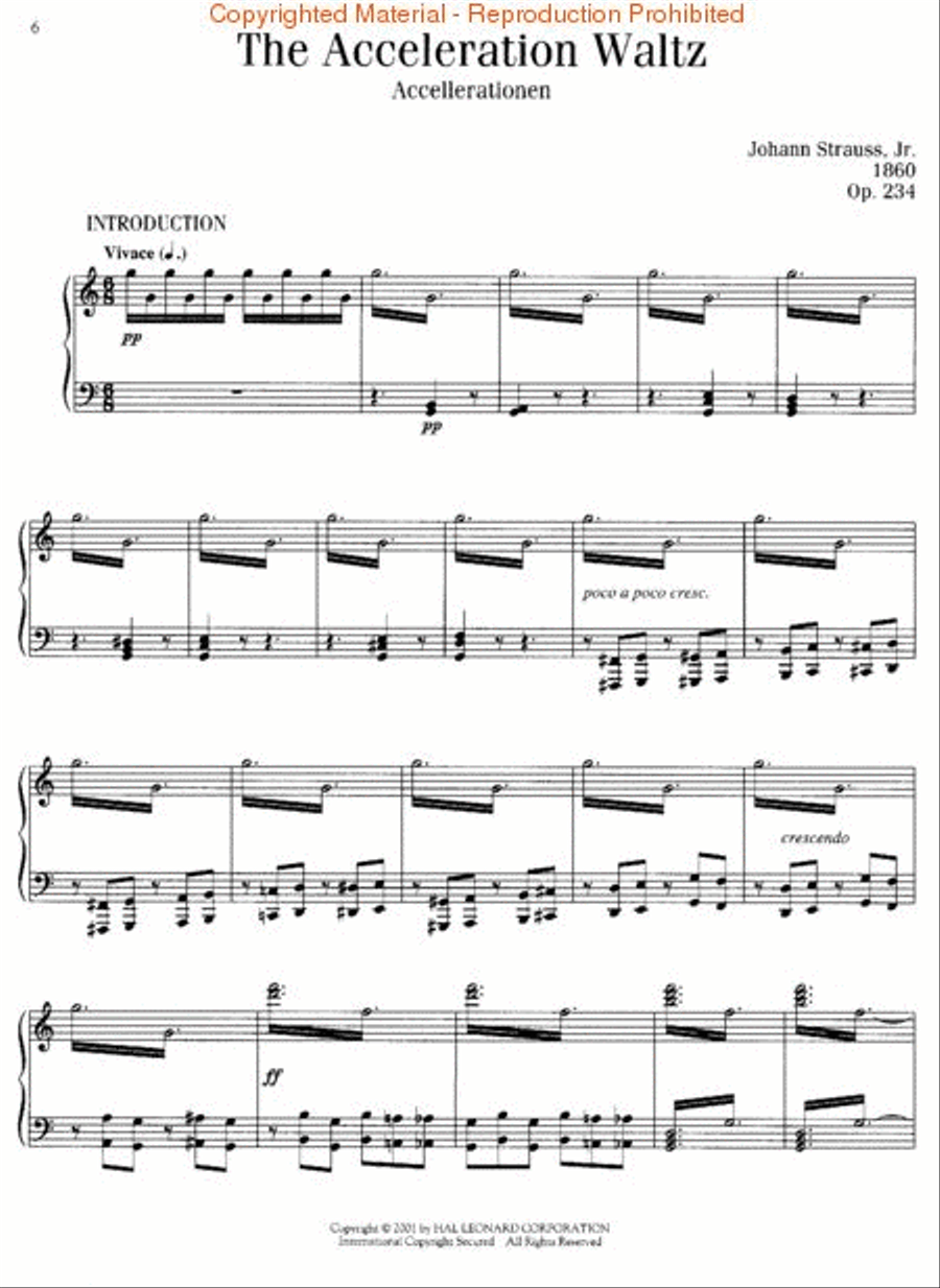 Johann Strauss Piano Solo scores gallery preview page 2
