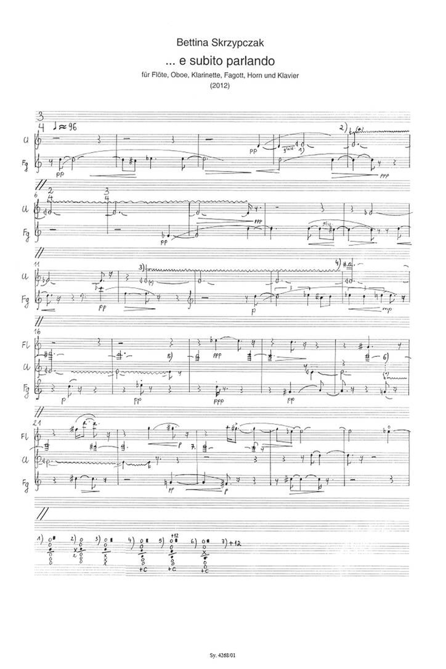 ...E subito parlando Clarinet scores gallery preview page 2