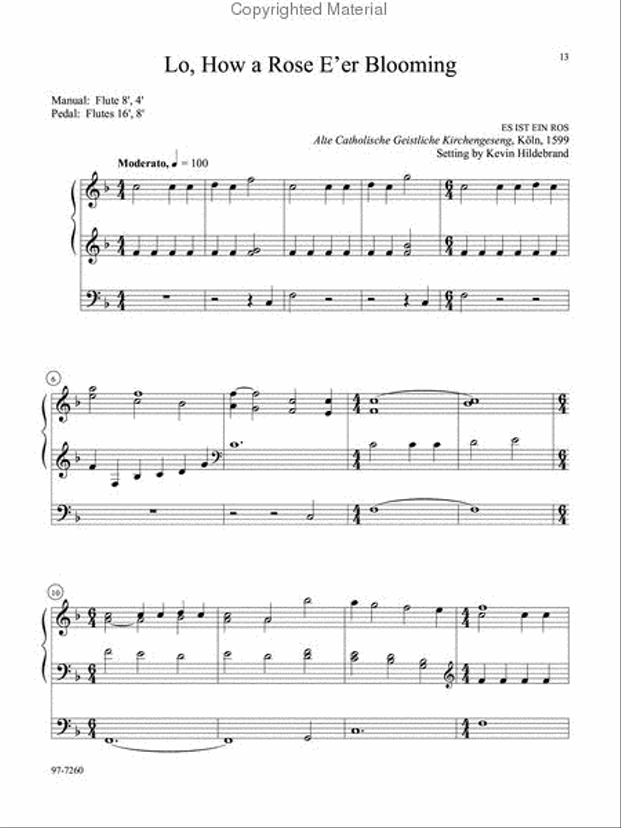 Bethlehem's Rose Bethlehem's Rose Organ scores gallery preview page 5