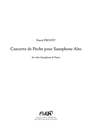 Concerto de Poche pour Saxophone Alto