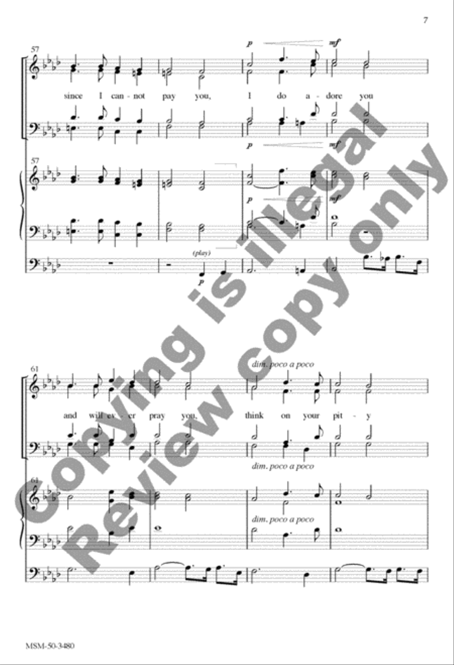 Ah, Holy Jesus 4-Part scores gallery preview page 14