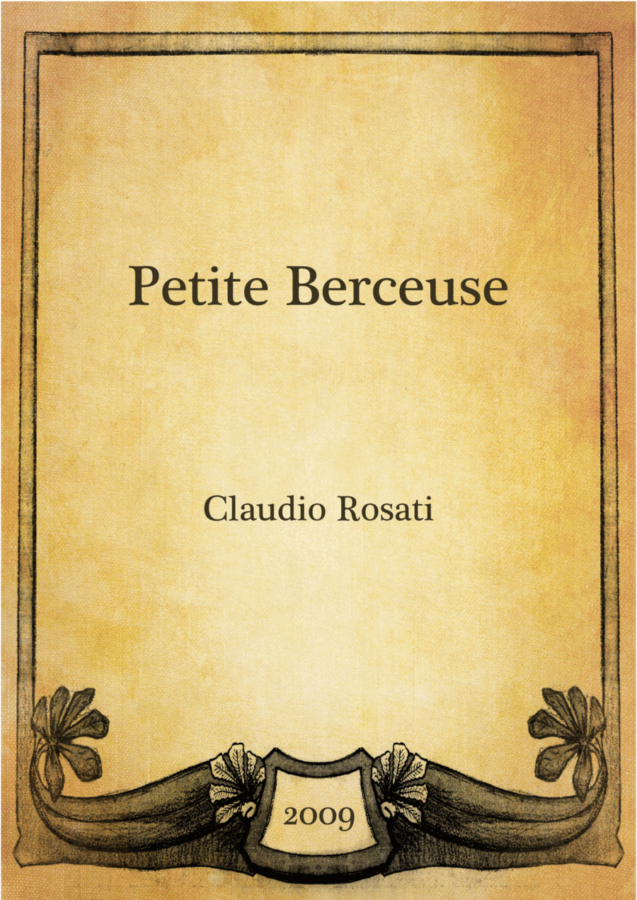 Petite Berceuse (Short Lullaby) Piano Solo scores gallery preview page 1