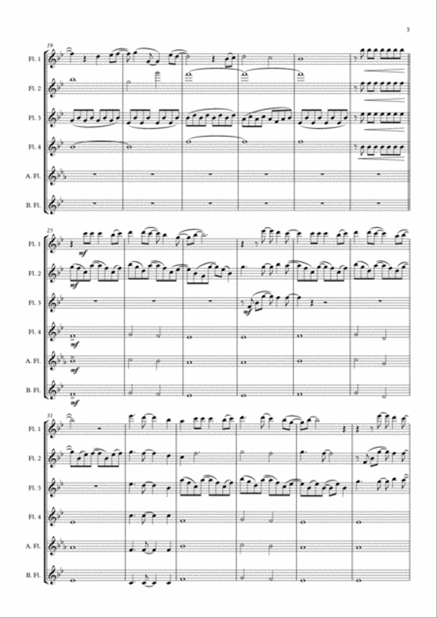 A Million Dreams A Million Dreams Woodwind Ensemble scores gallery preview page 3