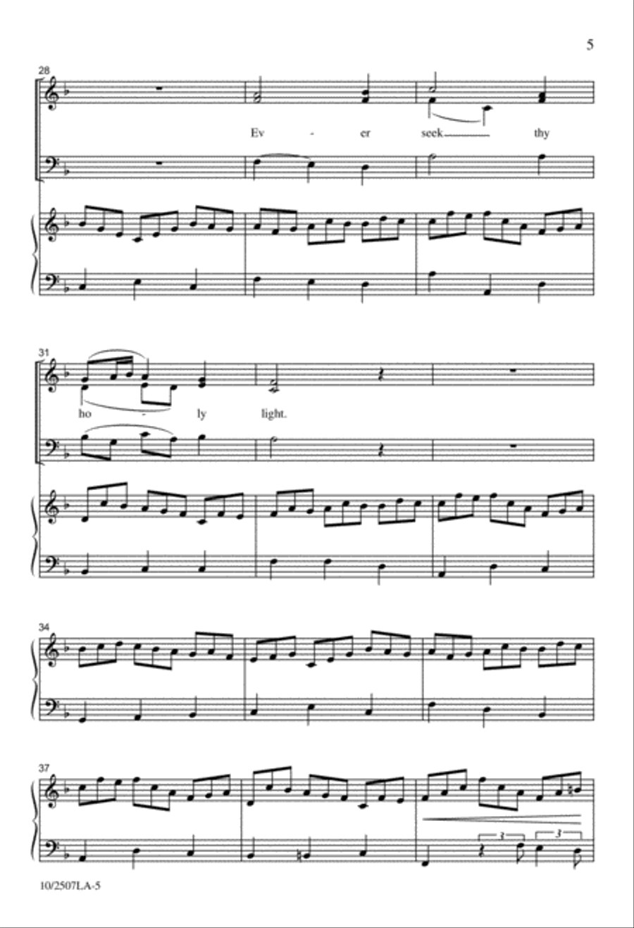Jesu, Joy of our Desiring 3-Part scores gallery preview page 5