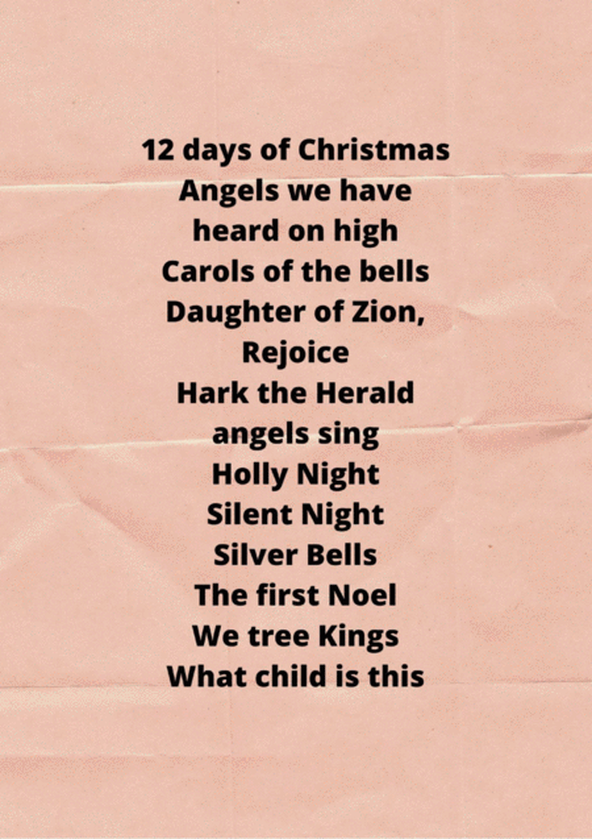 A collection of 11 Old Christmas songs