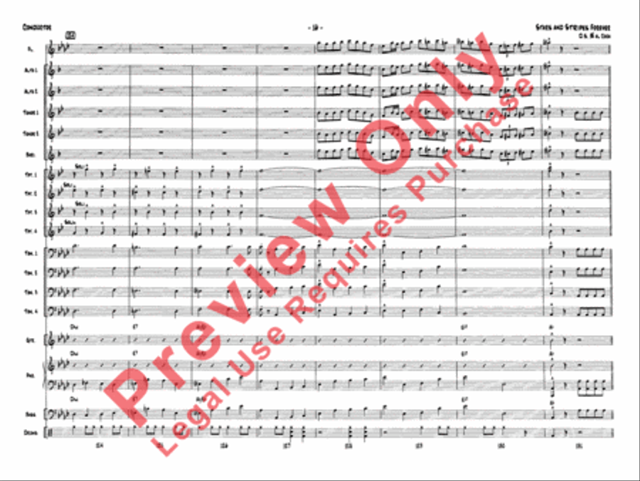 Give It All You Got Marching Band scores gallery preview page 20