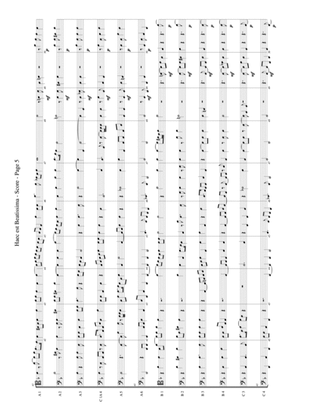 Haec est Beatissima for Trombone or Low Brass Duodectet (12 Part Ensemble) image number null
