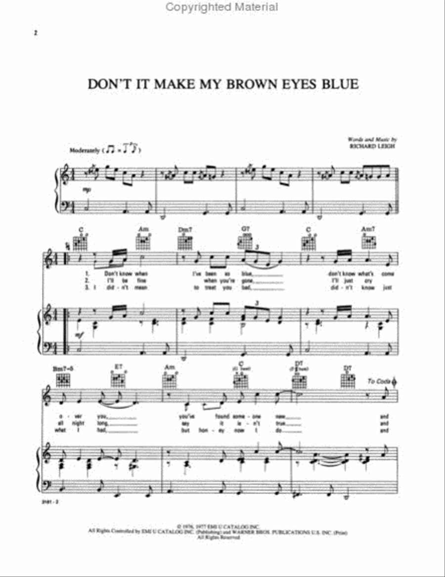 Don't It Make My Brown Eyes Small Ensemble scores gallery preview page 2