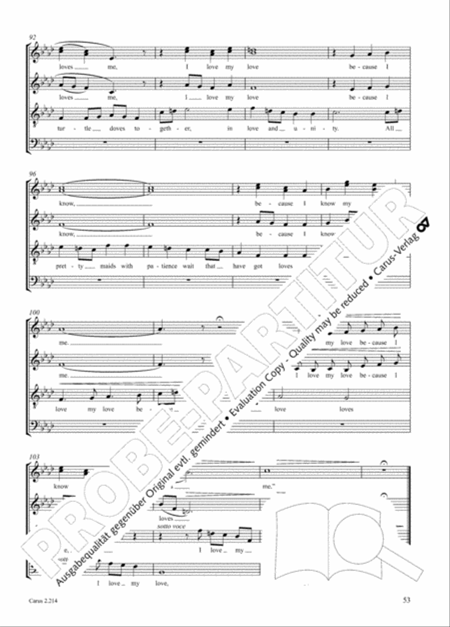 Choral Collection Folk Songs Choir scores gallery preview page 29