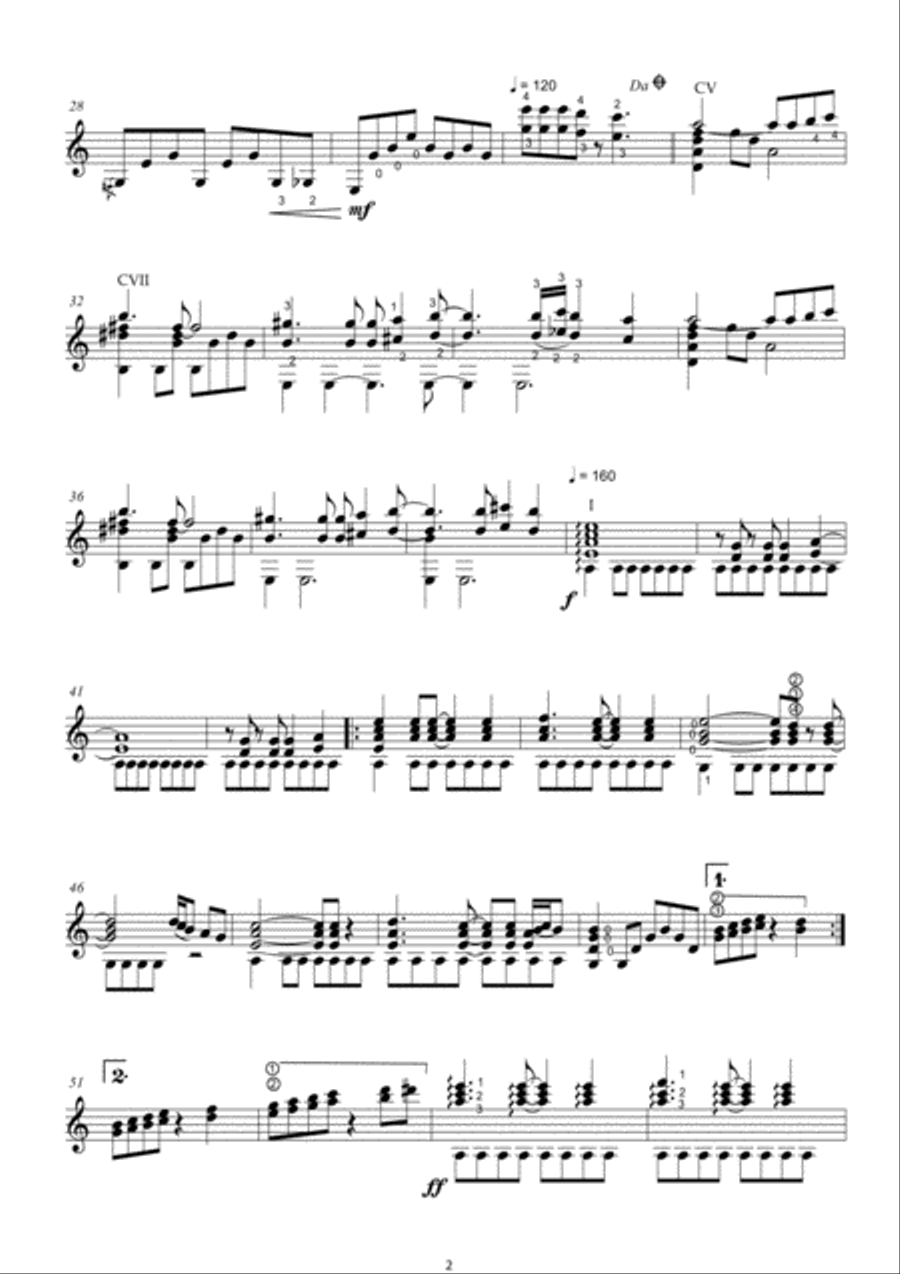 A Tale Worth Telling Guitar Solo scores gallery preview page 2