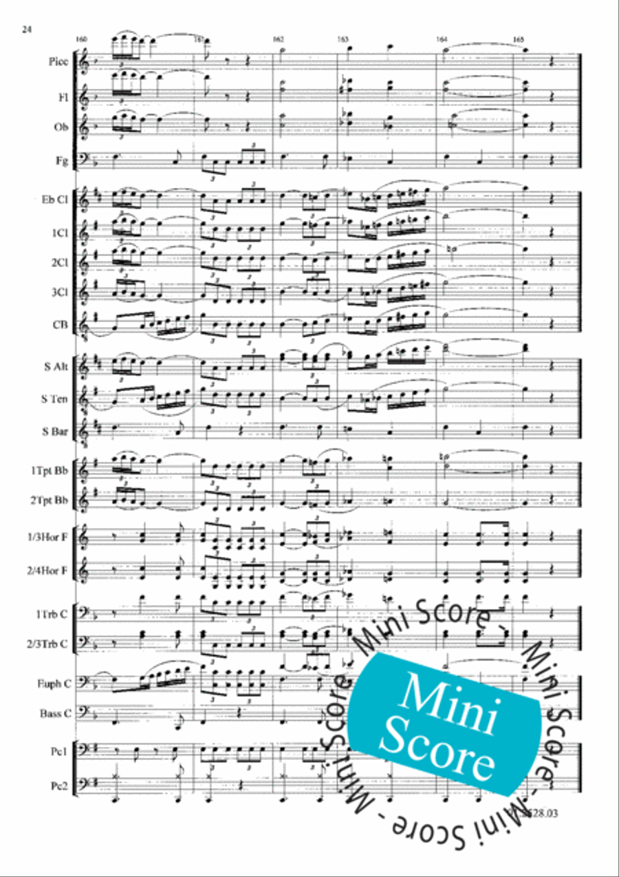 Al Centenario Concert Band scores gallery preview page 28