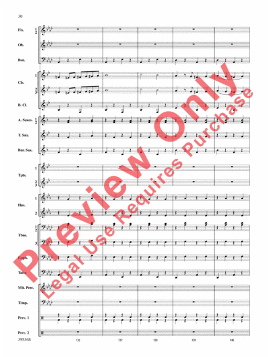 Screamers! Screamers! Concert Band scores gallery preview page 31