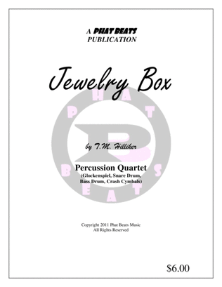 Book cover for Jewelry Box - for Percussion Quartet