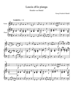Georg Friedrich Handel - Lascia ch'io pianga (Violin Solo)