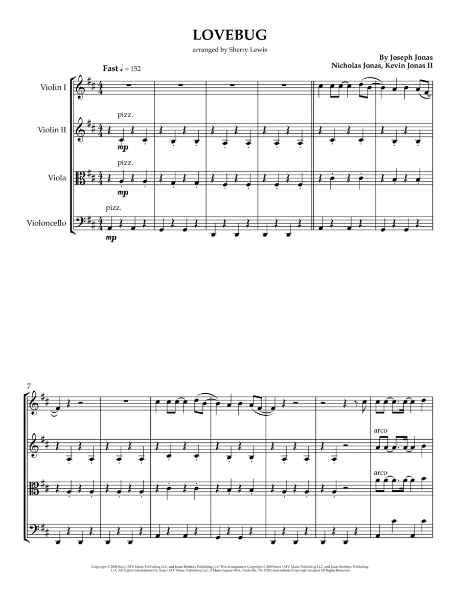 Lovebug String Trio scores gallery preview page 1