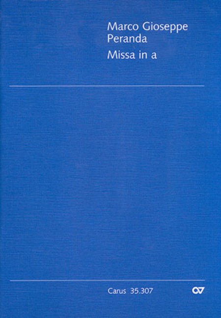 Missa in a (Kyrie und Gloria) (Mass in A minor (Kyrie and Gloria)) (Messe en la mineur (Kyrie et Gloria))