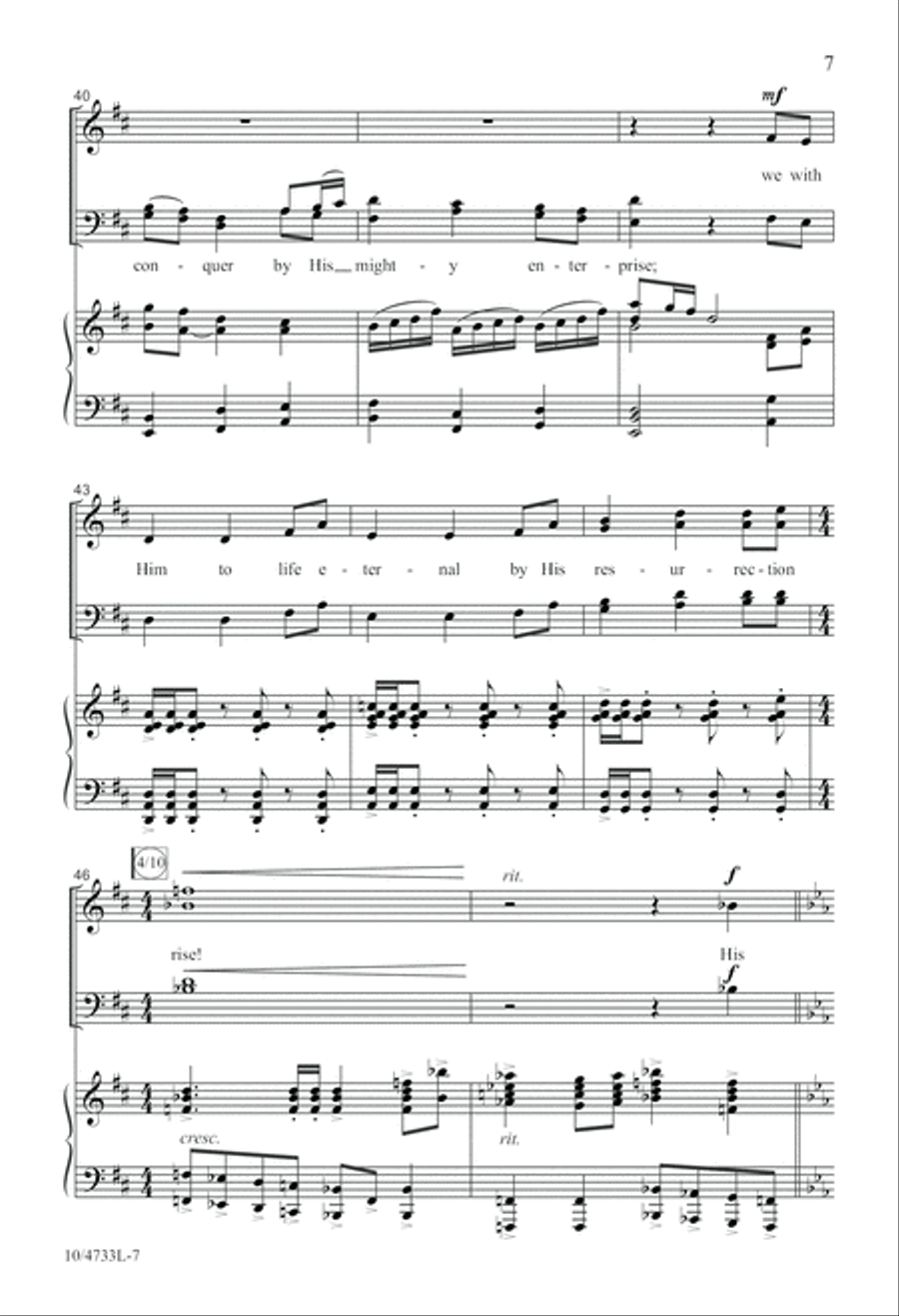 His Glories Now We Sing His Glories Now We Sing 4-Part scores gallery preview page 7