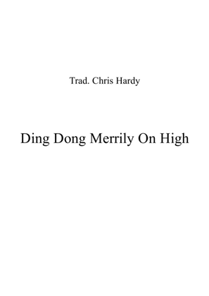 Ding Dong Merrily on High for Brass Quartet