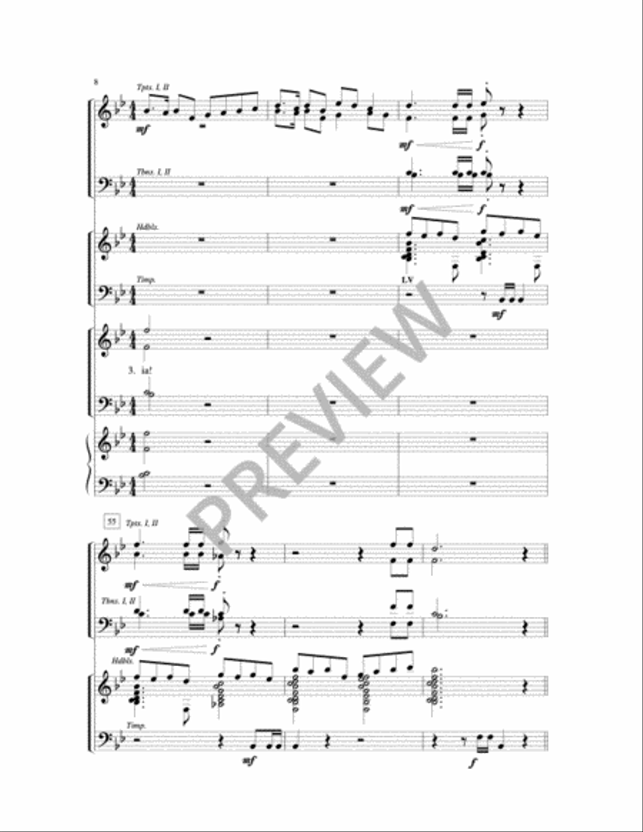 Jesus Christ is Risen Today 4-Part scores gallery preview page 16