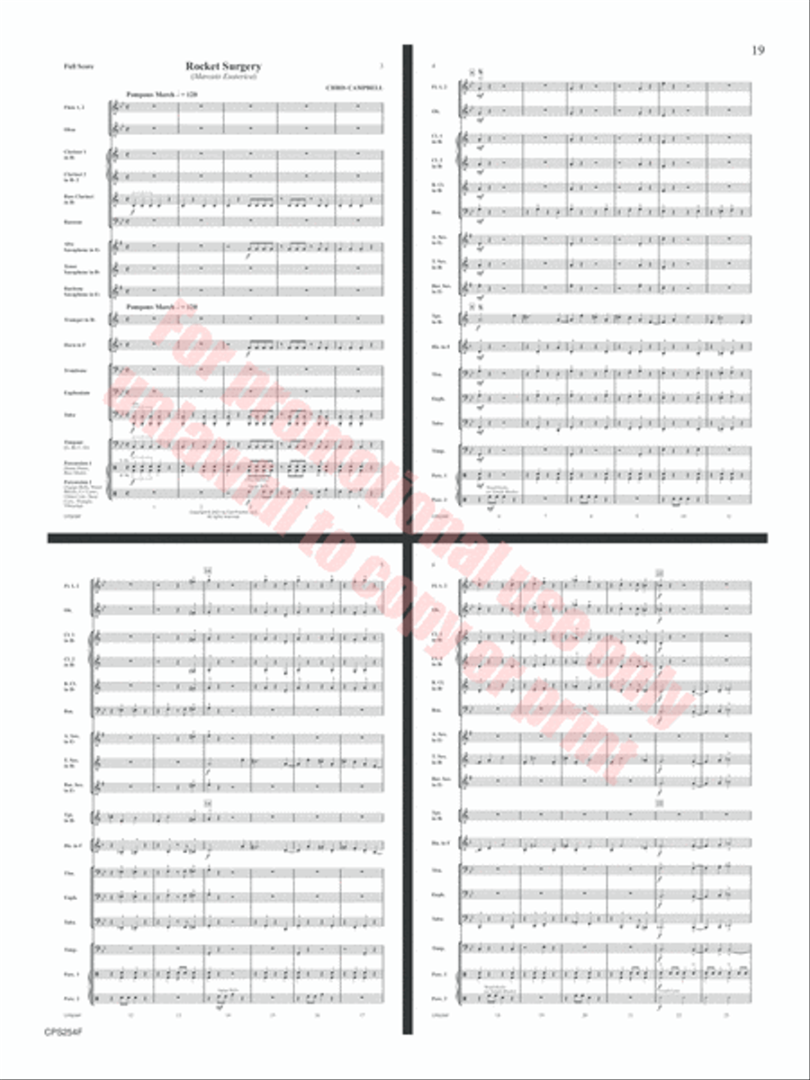 As We Search Concert Band scores gallery preview page 19