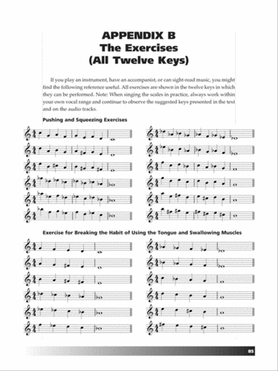 Advanced Vocal Technique Voice scores gallery preview page 6